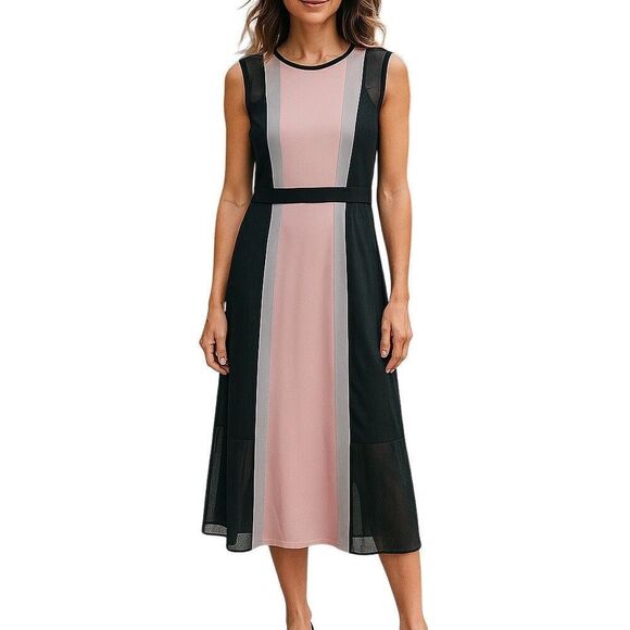 club monaco dress Women's White Eyelet Midi Dress